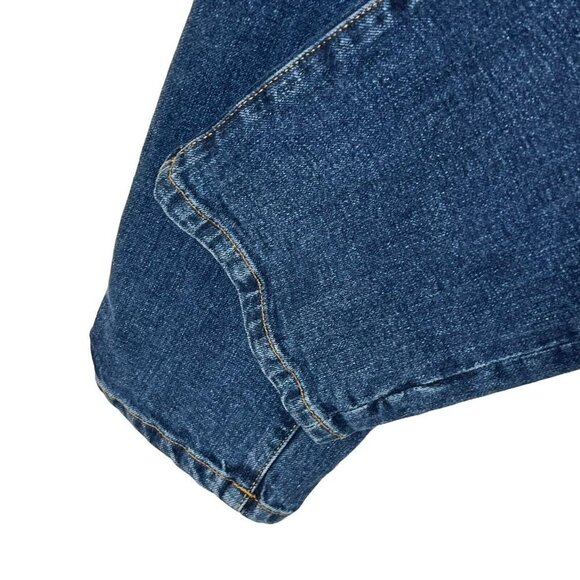 Joseph Den High Rise Straight Jeans Women’s Size 28 Medium Wash Button Fly - Picture 8 of 13